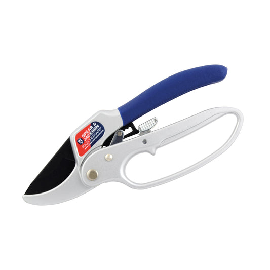 Spear & Jackson 6358RS Razorsharp Ratchet Anvil Secateurs, Silver