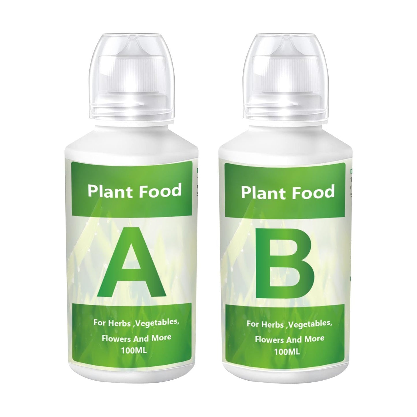 jamgeery Hydroponic Nutrients,Vegetable Growing Nutrients | A & B Plant Food for Hydroponics Growing System and Potted Houseplants, Plant Fertilizer