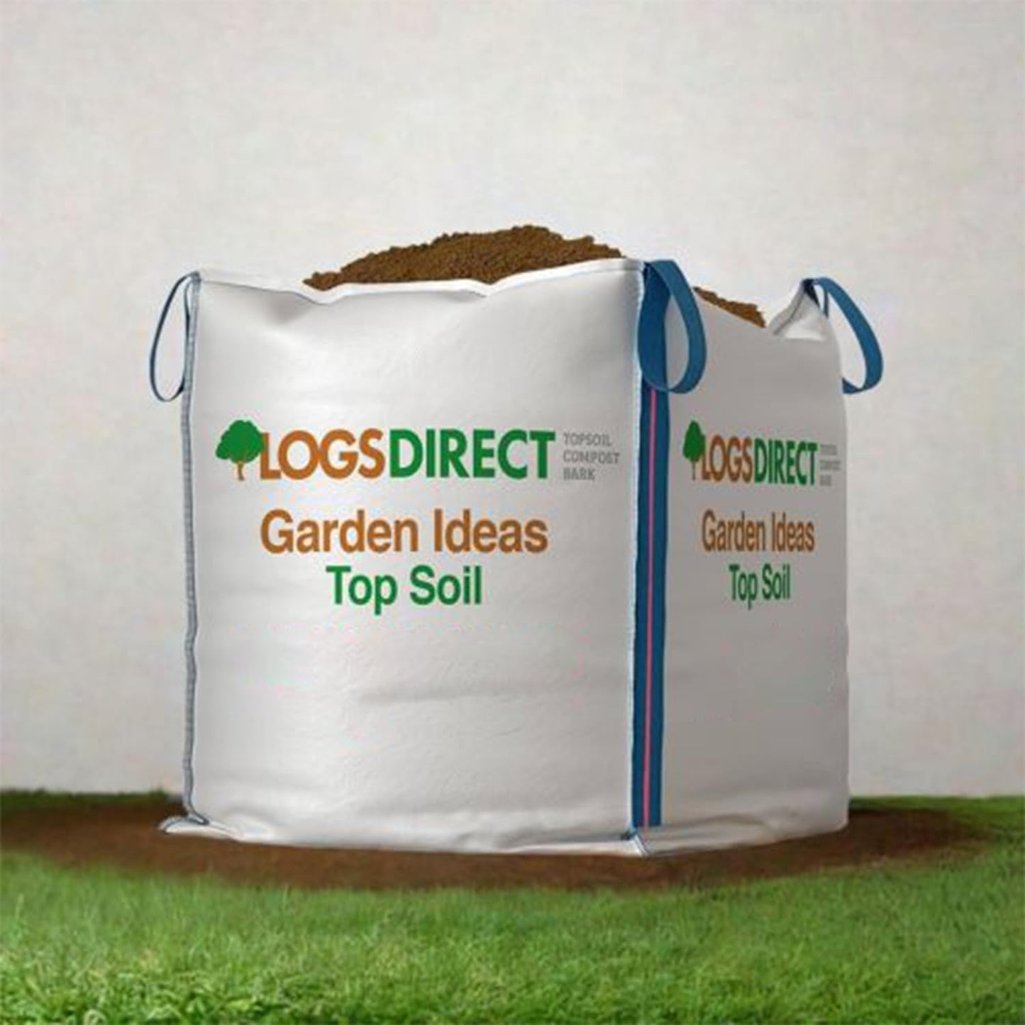 Warma 2 x Bulk Dumpy Bags Premium Top Soil - Garden Bed Lawn Landscaping & Improving Existing Soil Quality - For Fruit Growing Vegetable Patches Rose Bushes Gardening Planters & Potting Plants