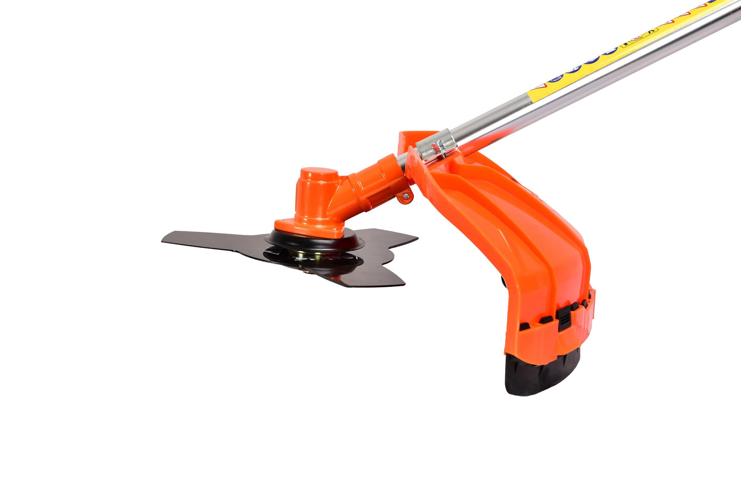 4 Stroke Petrol Strimmer with Blades - Heavy Duty Petrol Grass Trimmer and Brush Cutter with Bull Horn Handles | Brushcutter Strimmer with Metal Blade and Nylon Head 410mm Cutting Width | eSkde