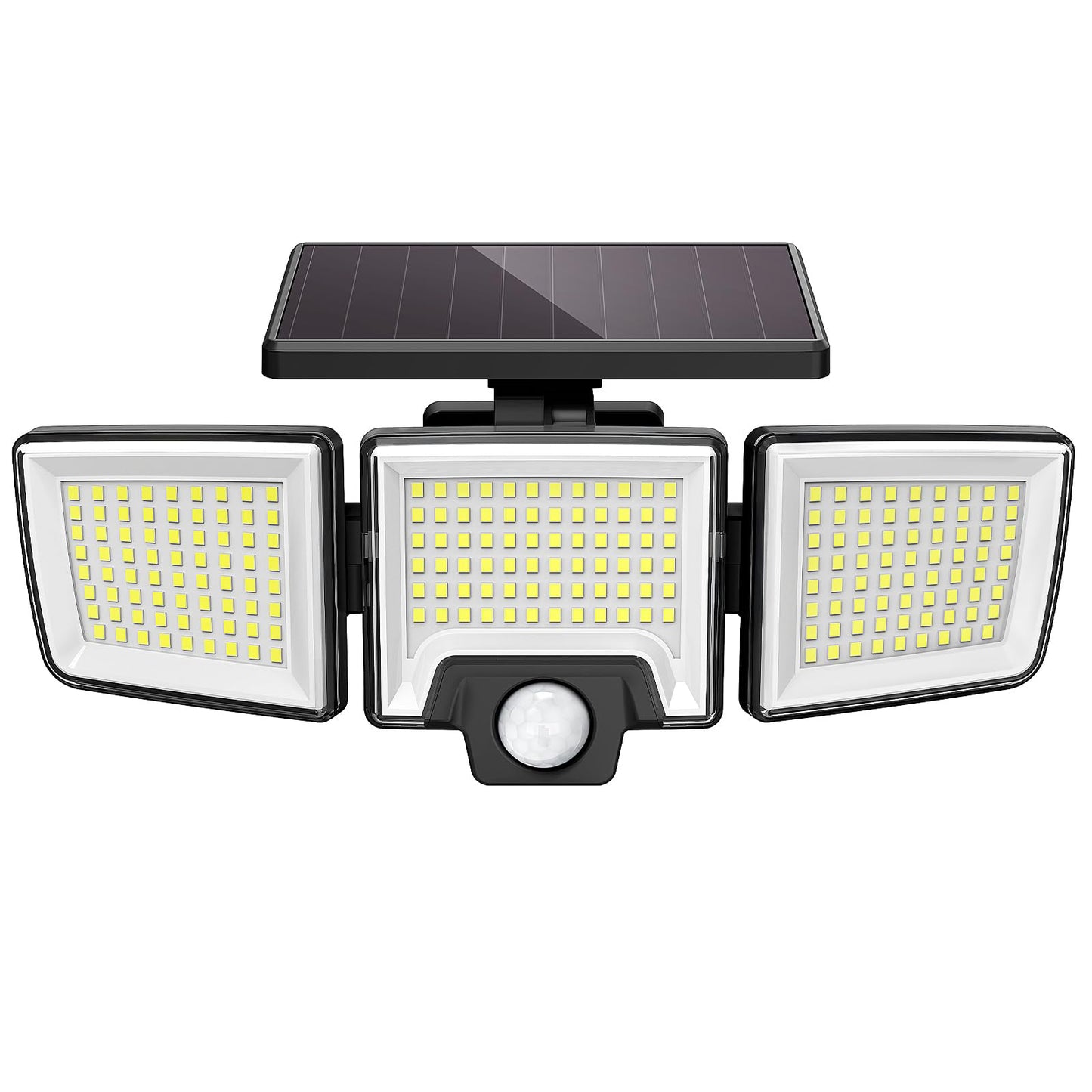 CLAONER Solar Lights Outdoor, Upgraded 216 LED Motion Sensor Security Light with 360° Wide Lighting Angle, Easy to Install, IP65 Waterproof Durable Solar Powered Flood Lights for Outside