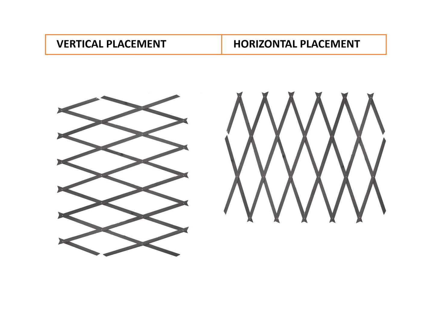 kanta 3 x Garden Trellis Expandable Wooden Plant Support 150cm x 60cm colour shades may vary.