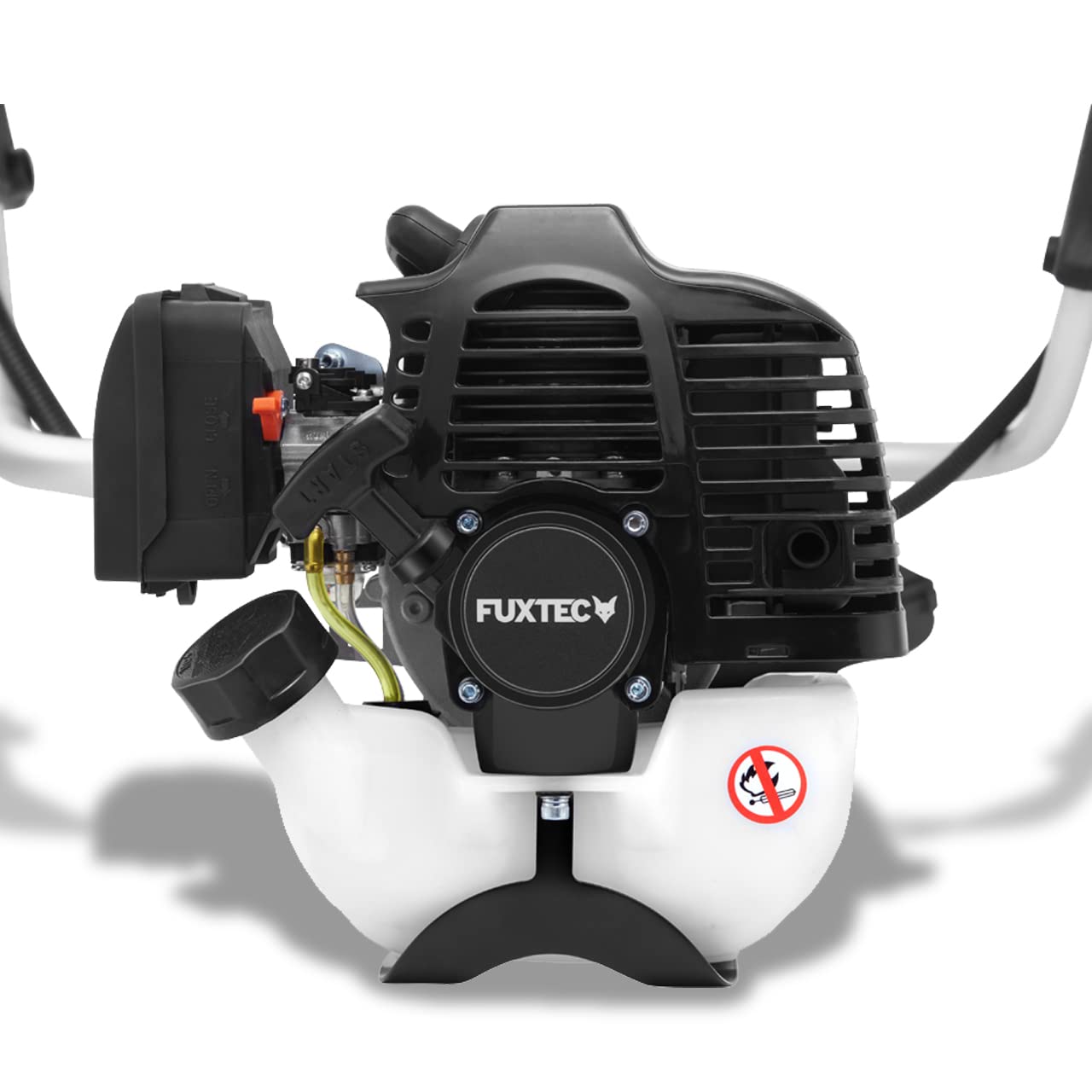 FUXTEC MS125 Petrol Strimmer & Brush Cutter – grass trimmer 25.4cc 2-Stroke, Ultra-Light 5.5kg – Ergonomic Design for Comfort & Efficiency, 305mm Cutting Width, High-Speed Line & Blade Included