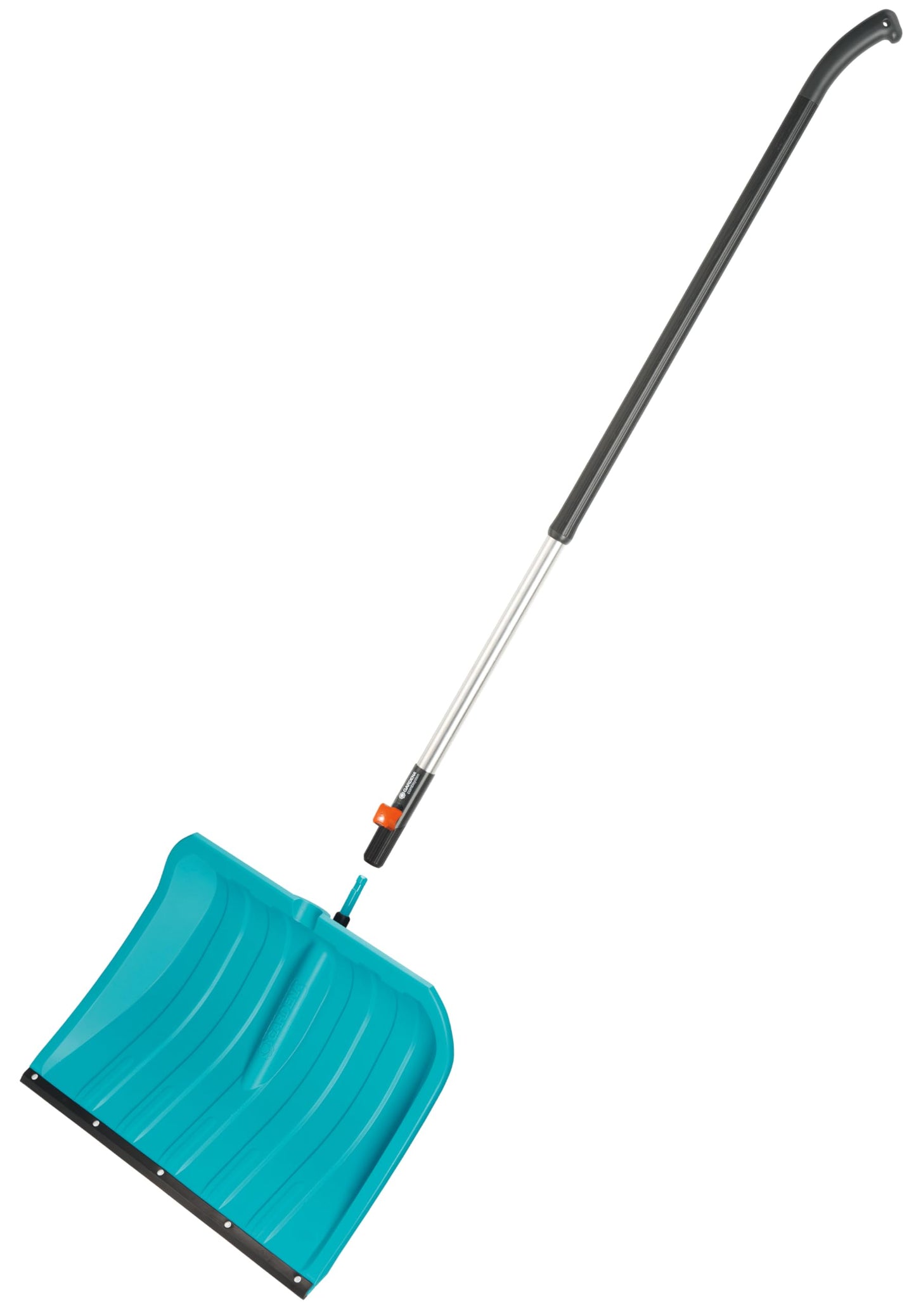 GARDENA Combisystem snow shovel KST 50: snow shovel, abrasion-resistant plastic edge, lightweight plastic sheet, cold-impact resistant up to -40 ° C, working width 50 cm (3241-20)