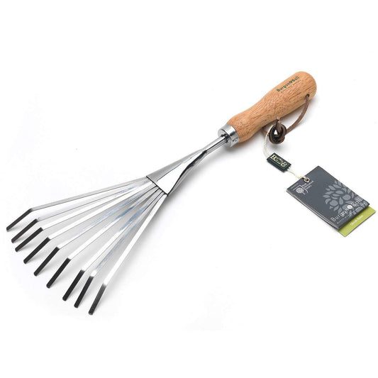 Burgon & Ball RHS Endorsed Shrub Rake, 36 cm Length