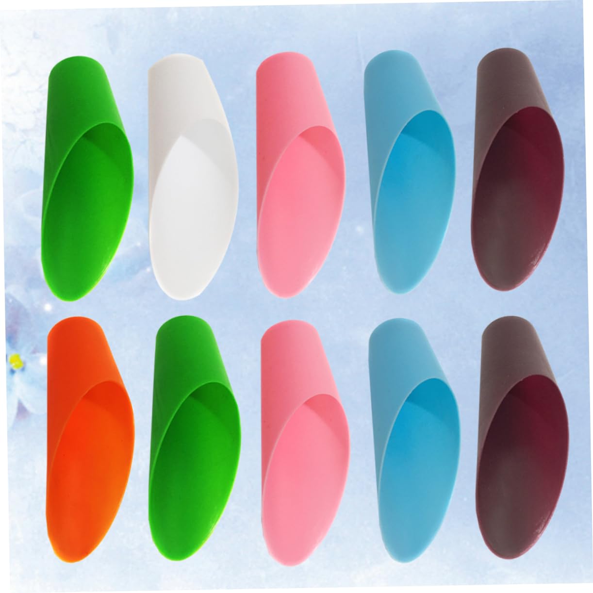 POPETPOP 10pcs Garden Trowel Set Miniature Soil Scoop for Outdoor Planting Small Trowel Remover Garden Tools for Mulch Potting Random Color