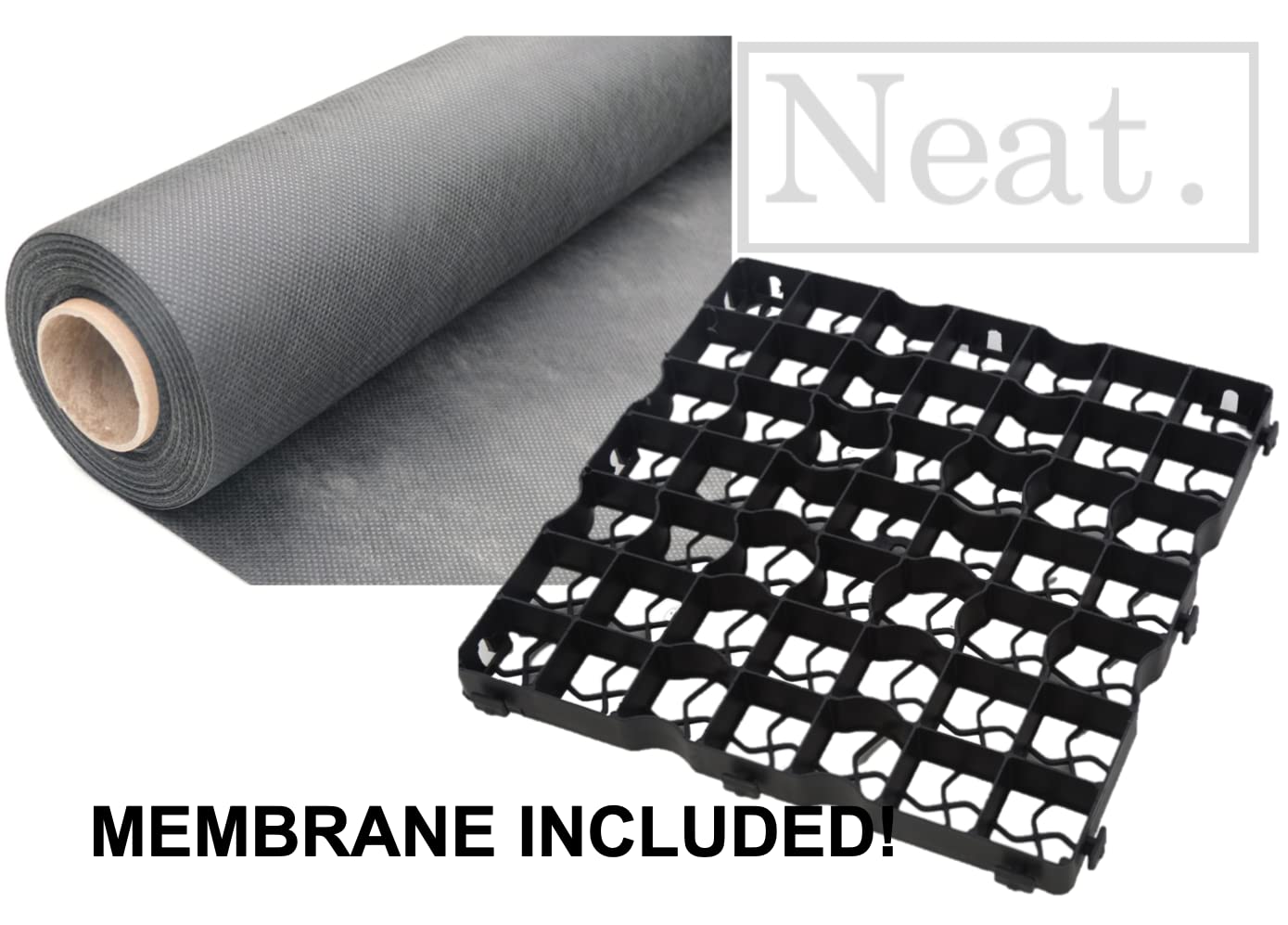 10x8 (10ft x 8ft) Shed Base Plastic Grid: Garden Shed with Durable Plastic Shed Base, Ideal for Bike Sheds Storage Outdoor, Gravel Grid, & Driveway Grids – Garden Storage Solution (Shed not Included)