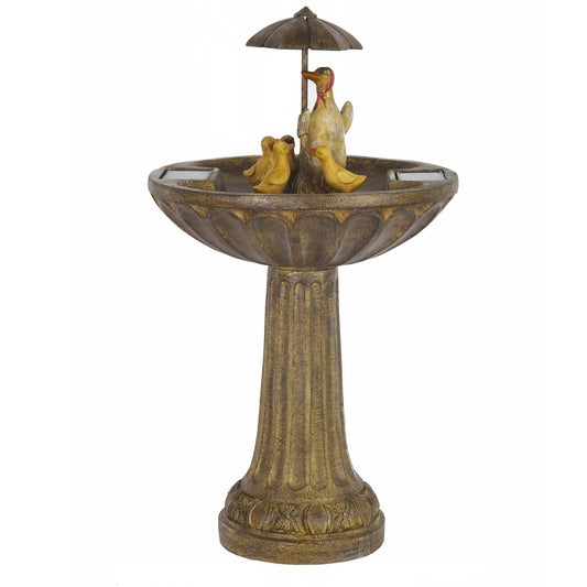 Smart Garden Solar Duck Family Umbrella Fountain