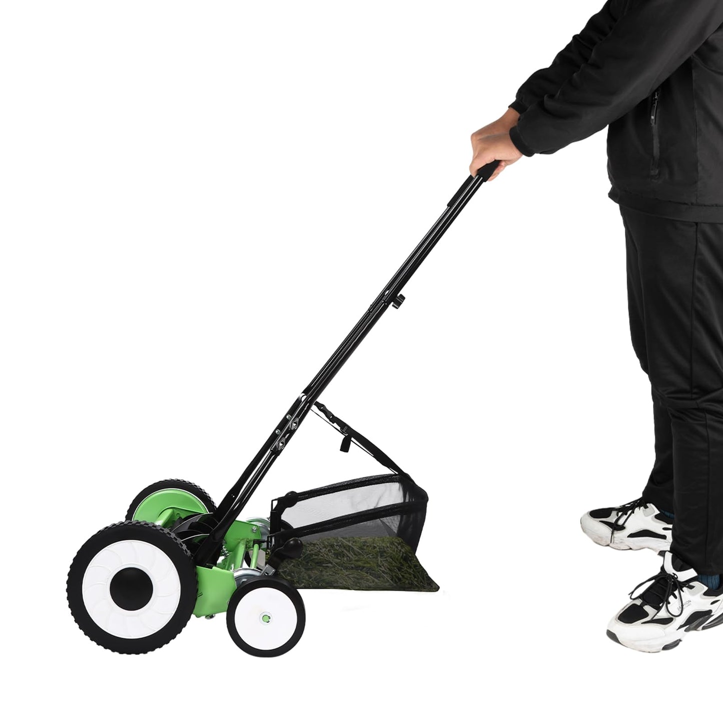 Effortless Lawn Care, Push Mower with Four-wheeled Push Mower | Ergonomic Design | for Villas and Homes