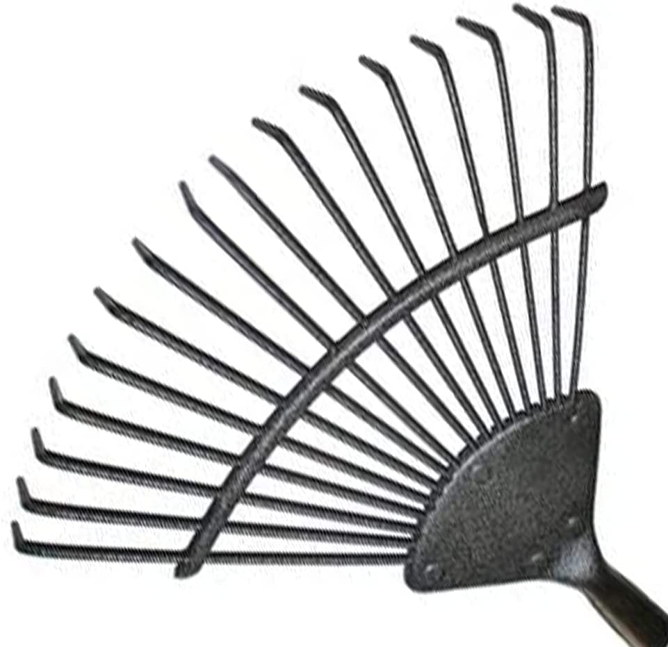 NEW REPLACEMENT 16 TOOTH LAWN RAKE HEAD GARDEN CARBON STEEL GRASS LEAVES LEAF LAWN | GARDEN LAWNS PATIO & YARDS LEAVES LEAF MOSS HIGH CARBON STEEL LEAF RAKE FOR YARD POOL LEAF RAKE