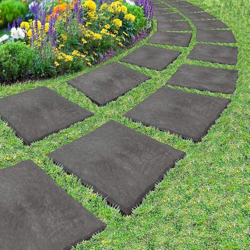 Garden Mile 12pc Plastic Paving Slab Set 30cm