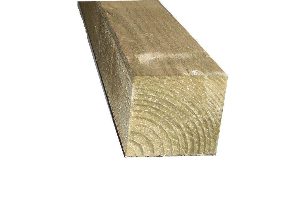 4ft Fence Post Tanalised Treated Timber 1.2m x 100x100mm (4x4 Inch)