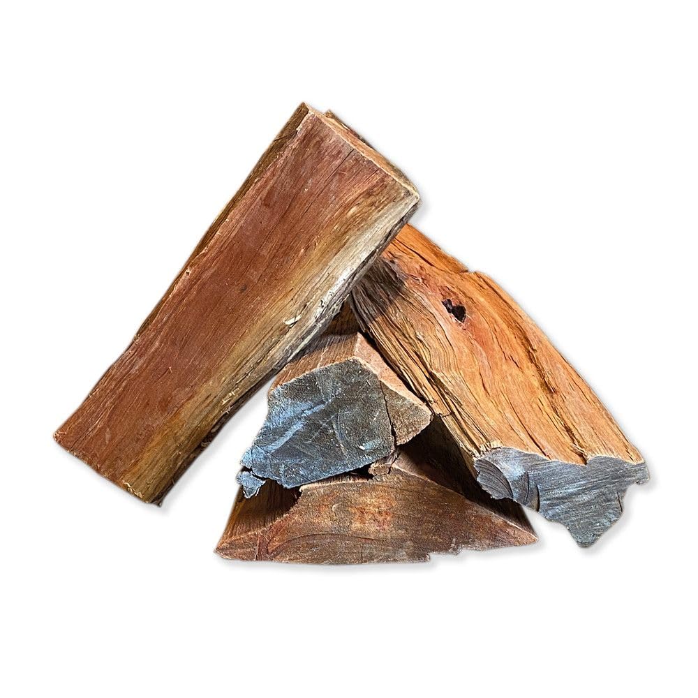 SAVING HUB Wood Harwood Logs - Ready to Burn Registered, Perfect Firewood for Burning Stoves, Wood Fired Hot Tubs, Chimeneas, Fire Pits 20% Moisture Log-Burners Single Bag Carry Handle