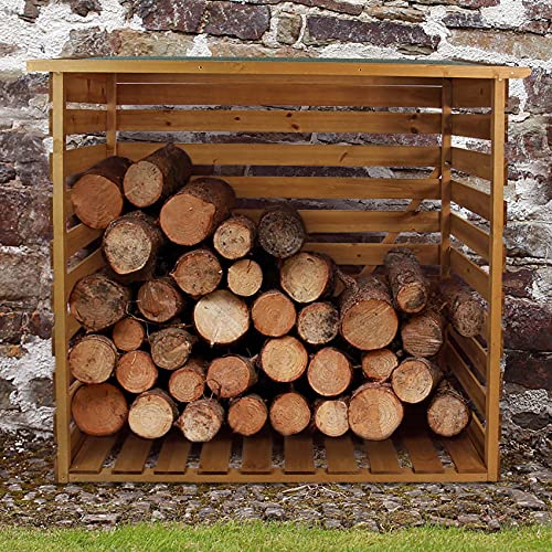 Actiasgear Wooden Log Store with Felt Roof