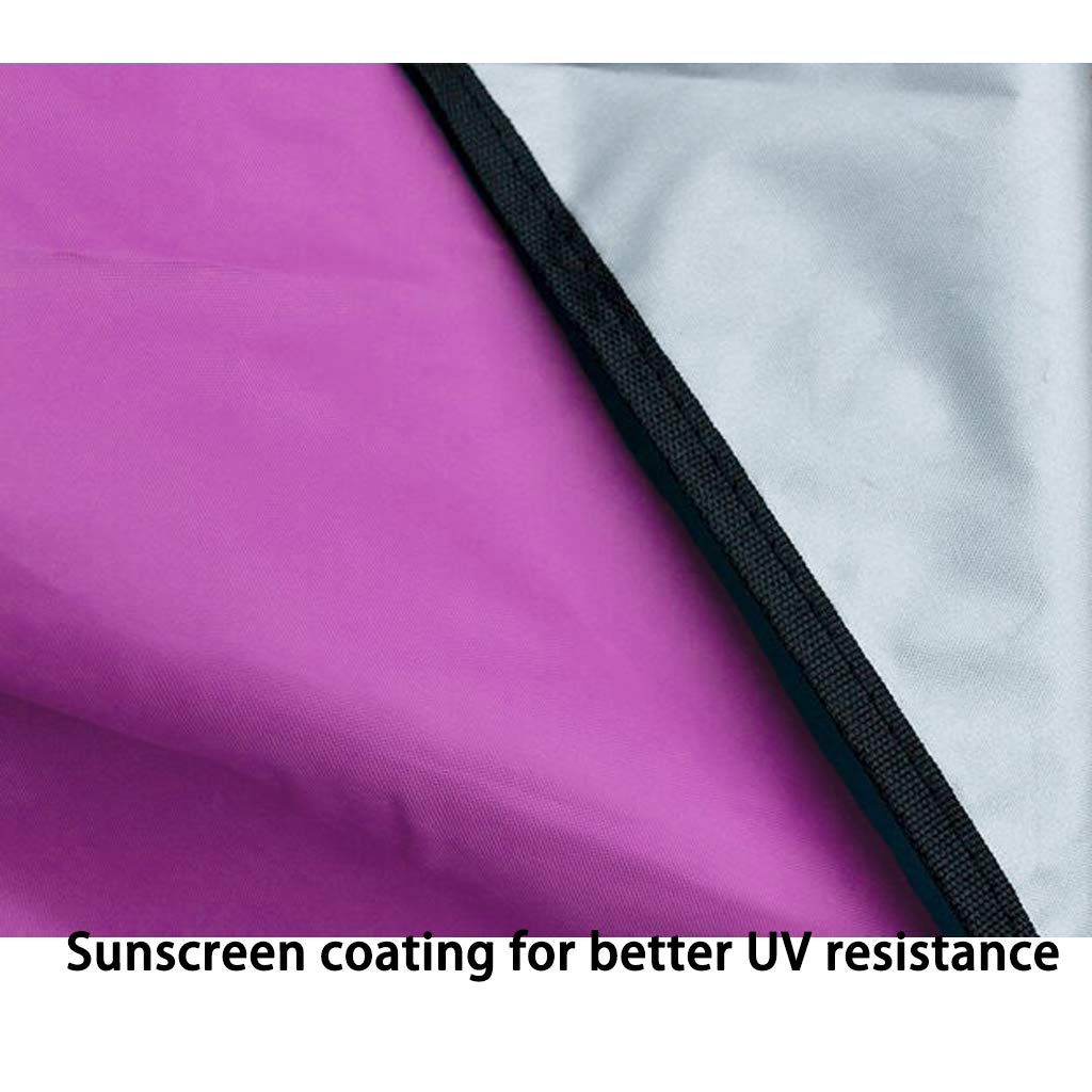 Sun Shade Sail Water-resistant Triangle Sun Shade UV Block Sunscreen Awning Garden Beach Patio Canopy 4x4x4m, Pink