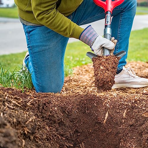 Radius Garden 22411 Root Slayer Mini-Digger Shovel, Red