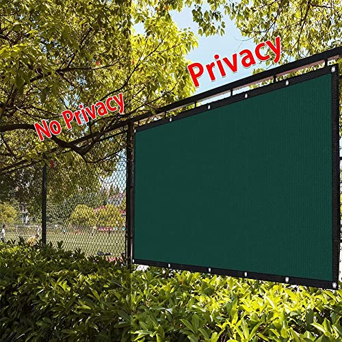 BeGrit Balcony Privacy Screen Patio Privacy Protective Screens Fence Sunshade 5M X 1M 90% UV Block Privacy Fence Cover Garden Privacy Screen for Backyard Deck Railing Pools(Green)