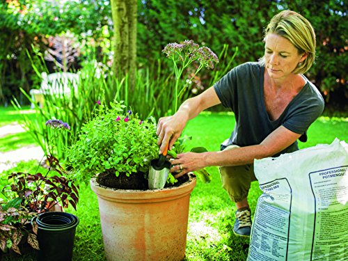 Fiskars Premium Planters Trowel, Length: 28 cm, Stainless Steel Trowel, Black/Orange, 1000726
