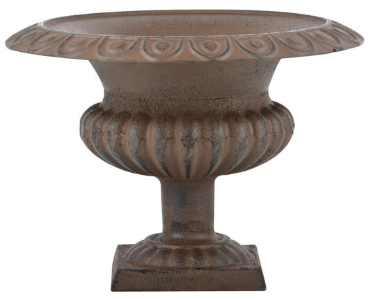 Esschert Design Cast Iron French Urn Planter, Brown, 27,8 x 26,7 x 25,3 cm
