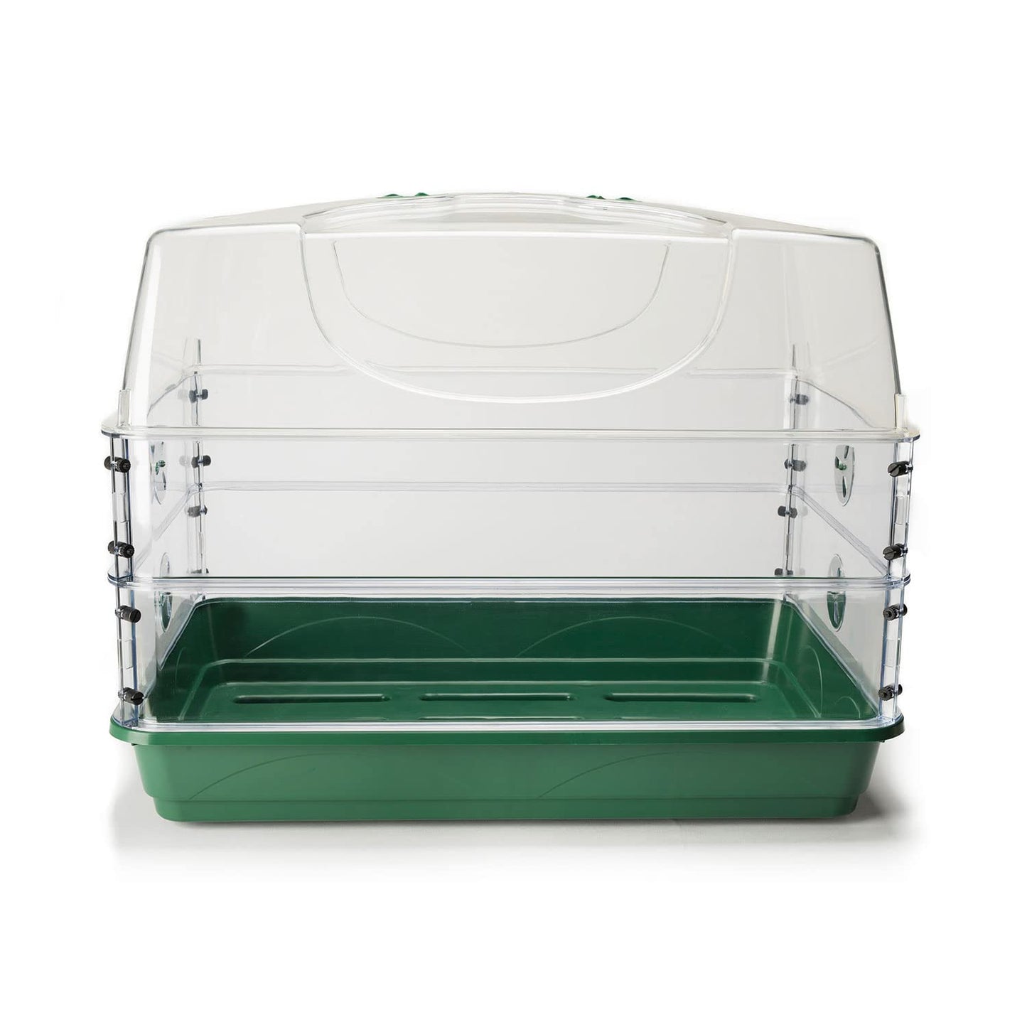 EarlyGrow MPL50123 Original Large Shatter Proof Propagator with Vented Height Extender Set (Large w/Two Extender Sets)