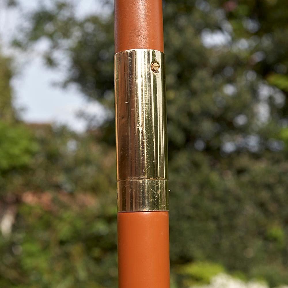 Kingfisher 2.4m Wooden Green Garden Parasol