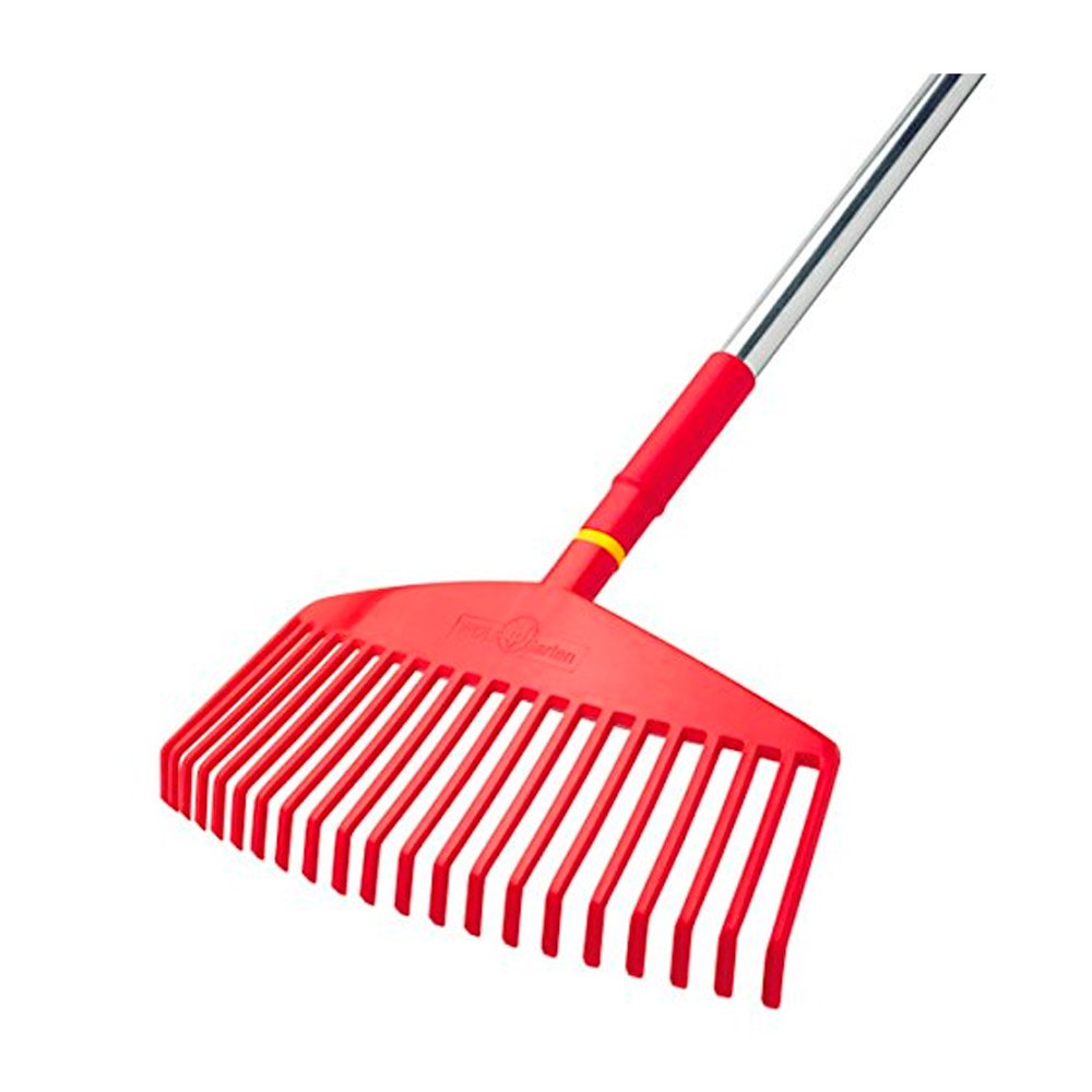 WOLF-Garten UIMC Multi-Change Leaf Rake Lawn Care Tool Head, Red, 46.5x6.5x4.2 cm