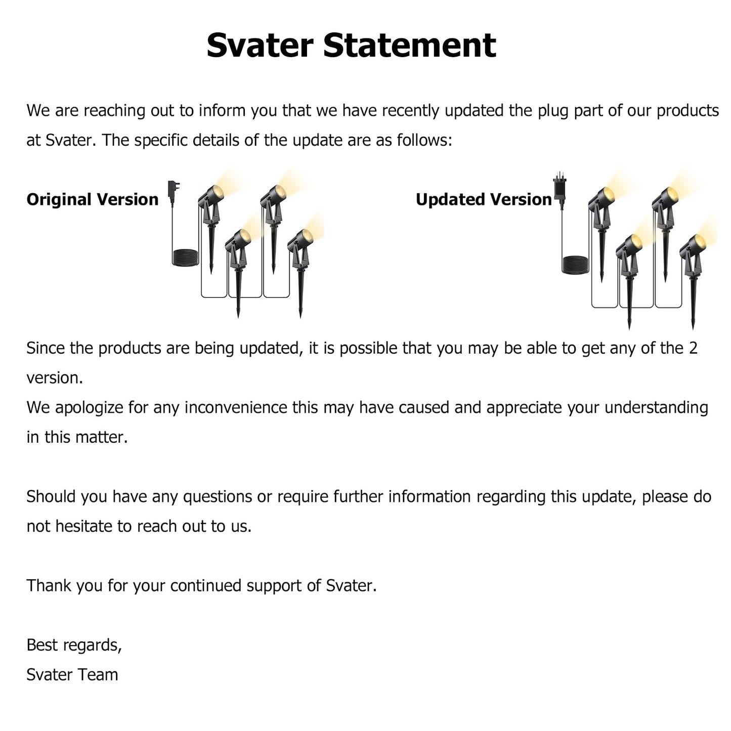 Svater Garden Spotlights Mains Powered, 46FT/14m 4-in-1 LED Landscape Lights Warm White 3000K 14V IP65 Waterproof Outdoor Garden Lights Pathway Lighting for Lawn Yard, Patio,Driveway,Party