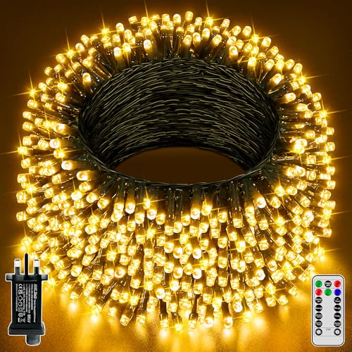 Hopexy 30m 300 LED Outdoor Fairy Lights Warm White