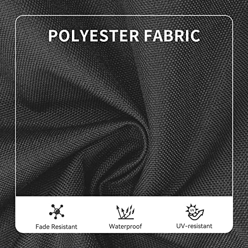 YITAHOME Canopy Swing Chair, 3 Seater Garden Swing Seat Chair, Outdoor Swinging Chair Bench with Adjustable Canopy & Removable Cushion for Patio Poolside Porch, 200KG Loadable,170 x 110 x 153cm, Grey