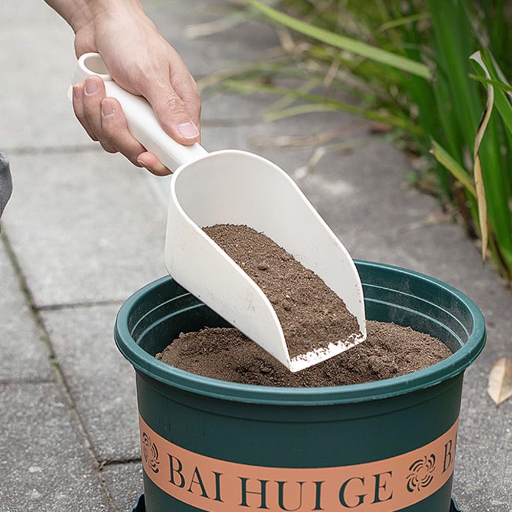 Plastic Scoop Multi-function Spoon Deep Shovel Cultivation Garden Tool for Pet Food Dry Goods Soil Plastic Shovel Spoon for Compost Planting or Plants