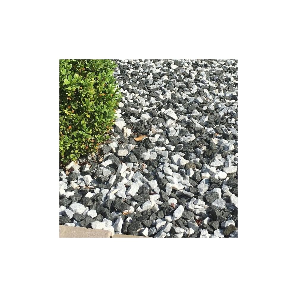 Peak paving Black Ice Decorative Aggregates Stone Chippings Garden Gravel 20mm 20 Kg
