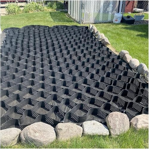 Geo Grid Ground Permeable Stabilization System for DIY Patio and Walkway 30ft Honeycomb Permeable Paving Grid for Parking Lots
