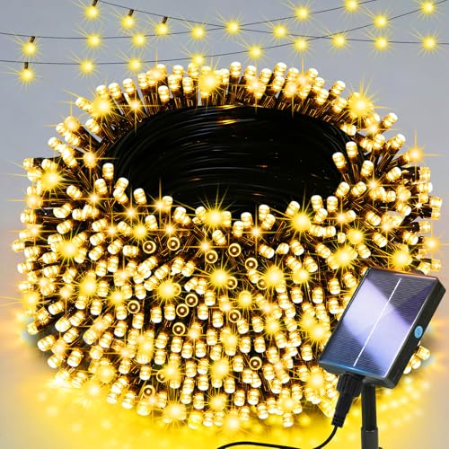 Lighprenix 20m 200 LED Solar Fairy Lights Outdoor