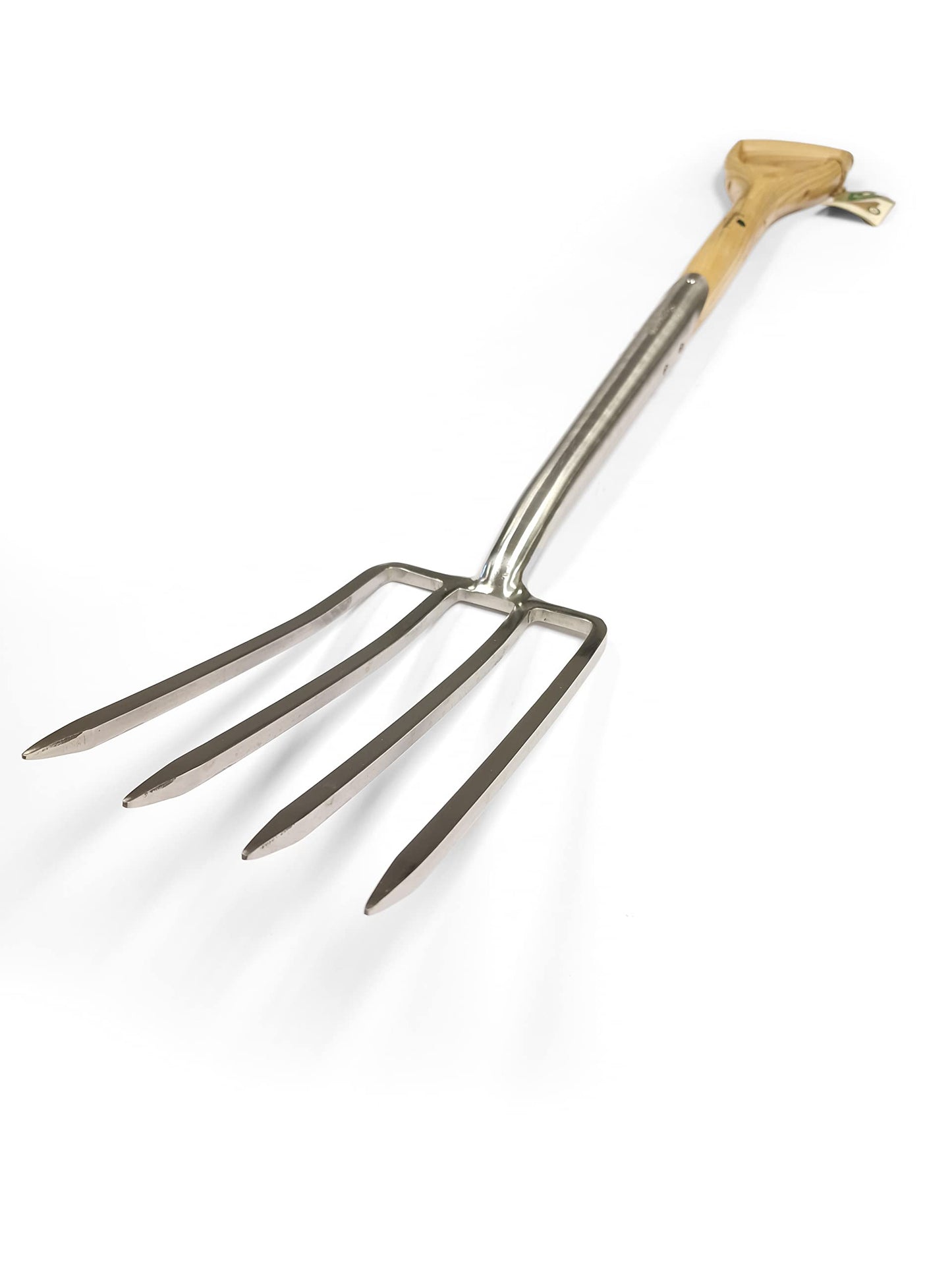 Greenman Border Fork Narrow Stainless Steel Heavy Duty Ash Handled 100cm x 14cm