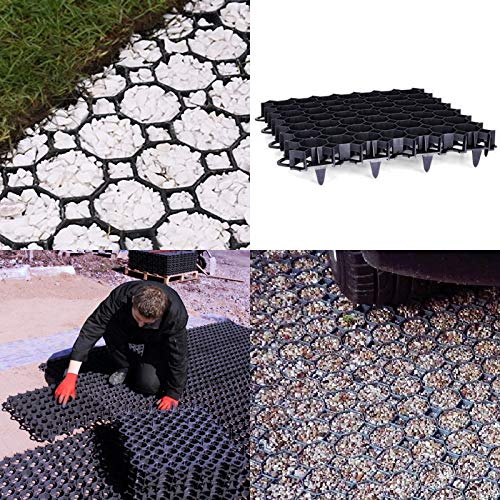 True Products Ground Reinforcement Grid Gravel Grass Plastic Eco Paving Car Park Drive Path 500 x 500 x 40mm