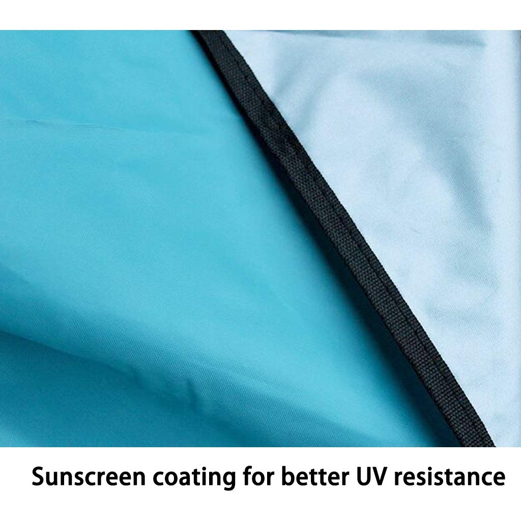 Sun Shade Sail Water-resistant Triangle Sun Shade UV Block Sunscreen Awning Garden Beach Patio Canopy 3x3x3m, Blue