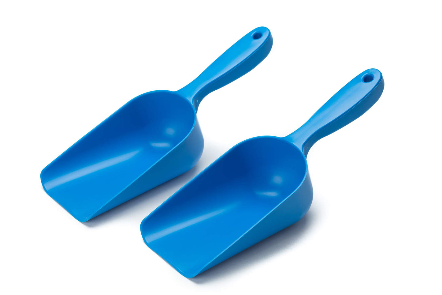 EarlyGrow MPL50084 Plastic Handy Garden Scoop for Soil, Compost, Planting or Re-Potting Plants (2, Blue)