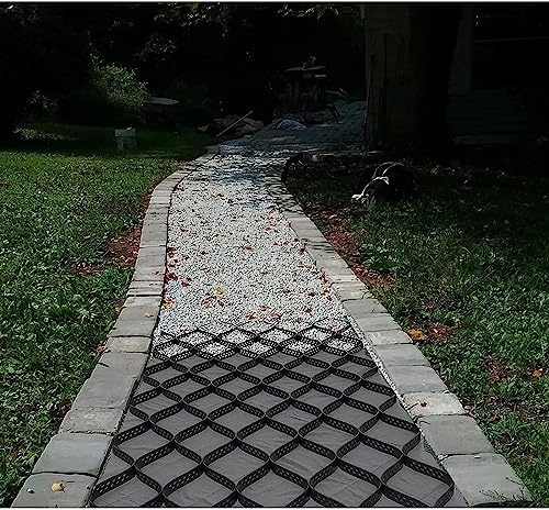 2x2m Honeycomb Gravel Stabiliser Grid for Paths & Patios