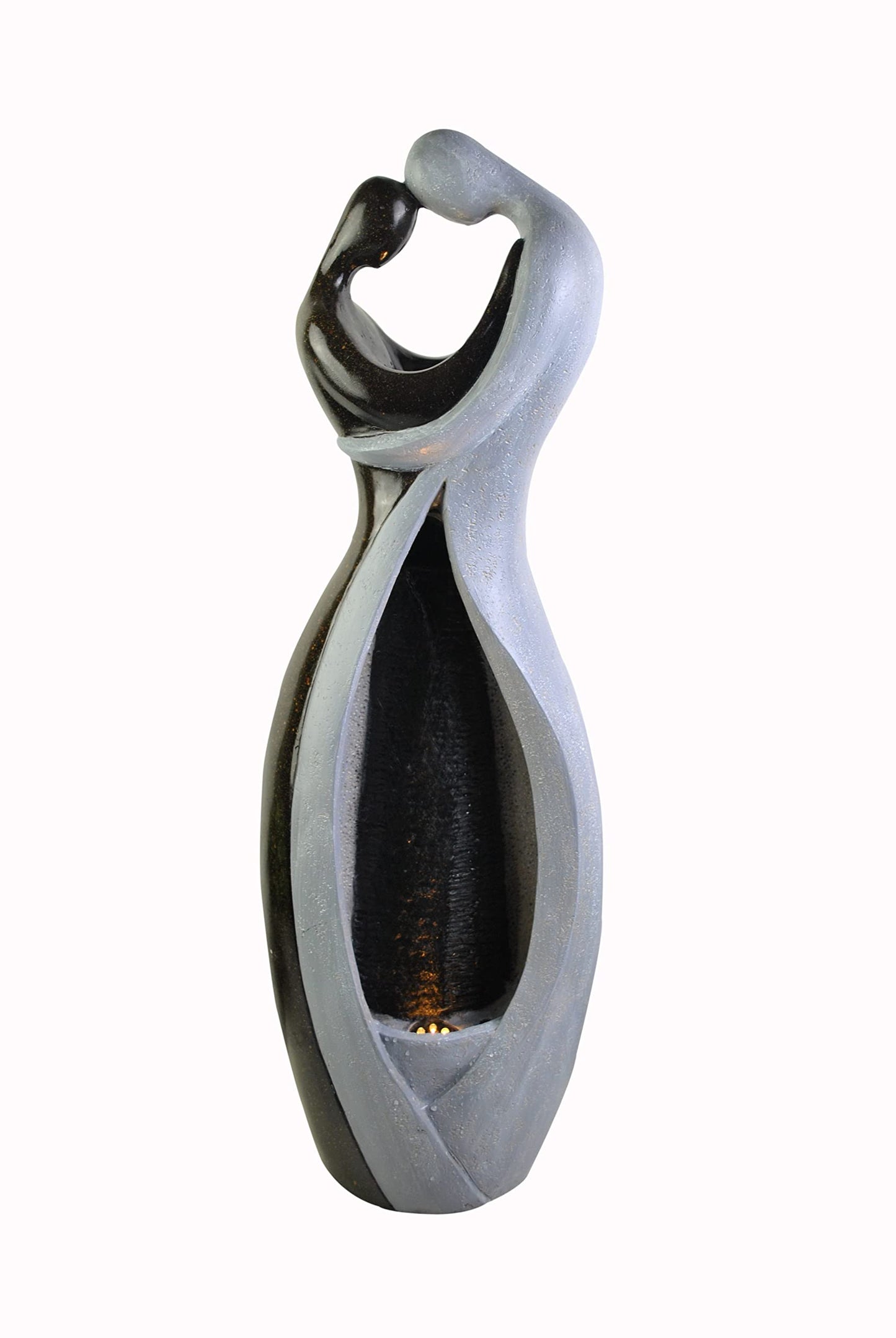 Tranquility Couple Embrace Mains Powered Water Feature,Waterfall, Water Fountain, Garden Decoration, Garden Feature