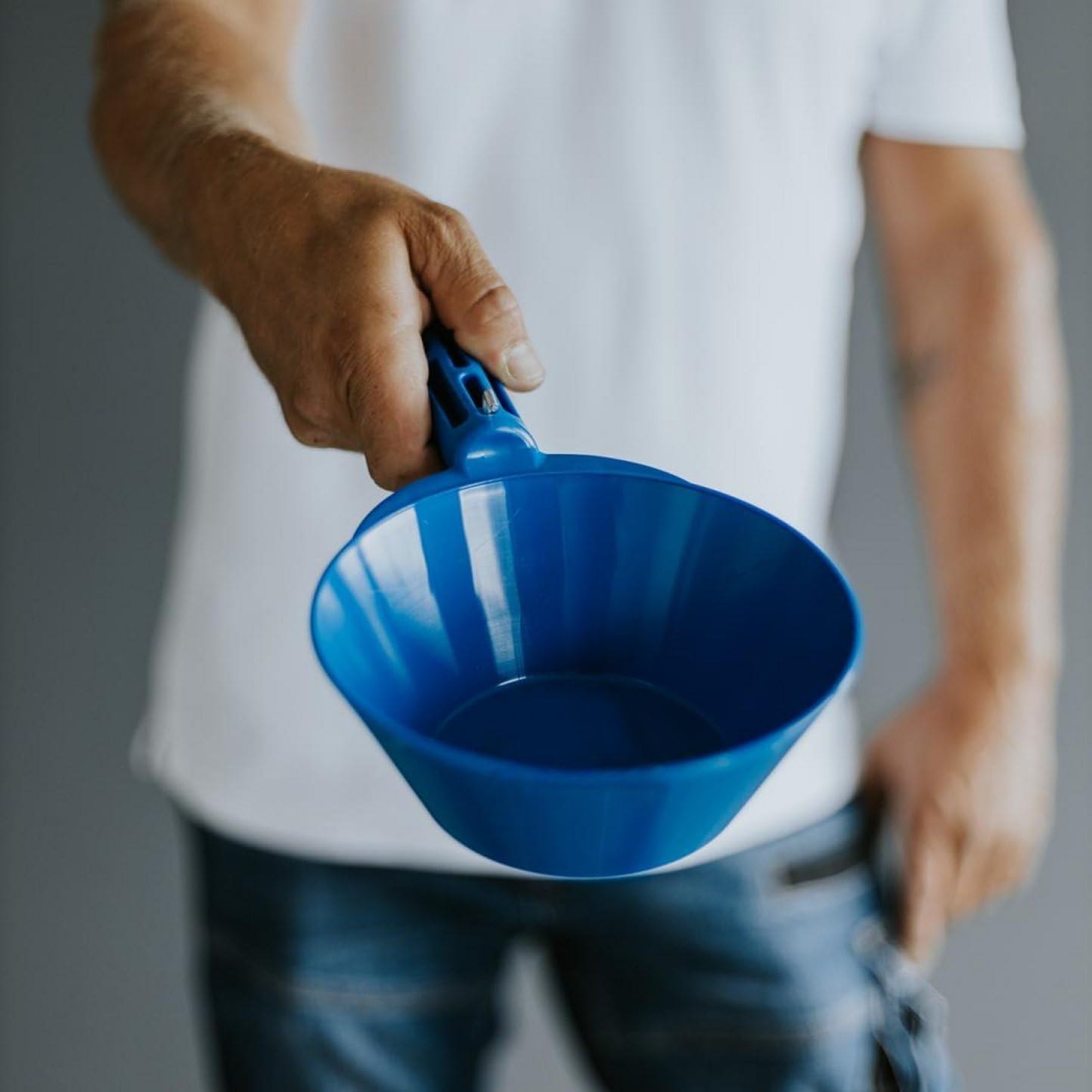 Plasterers Bucket Scoop PVC Construction Plastic Pan 170mm (6.69") for Plaster, Water, Grian Tool (1KSC)