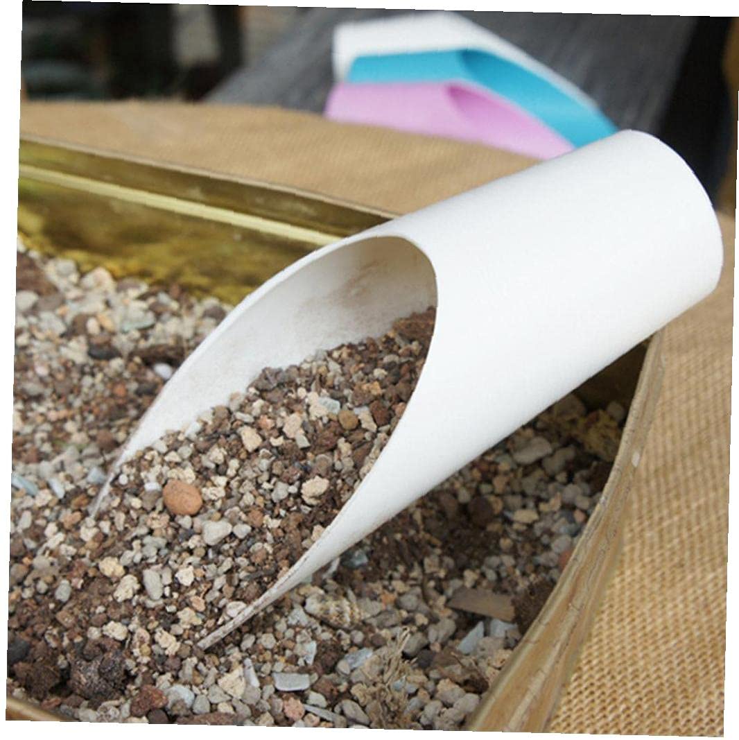 TOSSPER Fleshy Plant Soil Shovel Plastic Bucket Scoop Cylinder Potted Cultivation Spade Planting Soil Shovel Garden Supplies