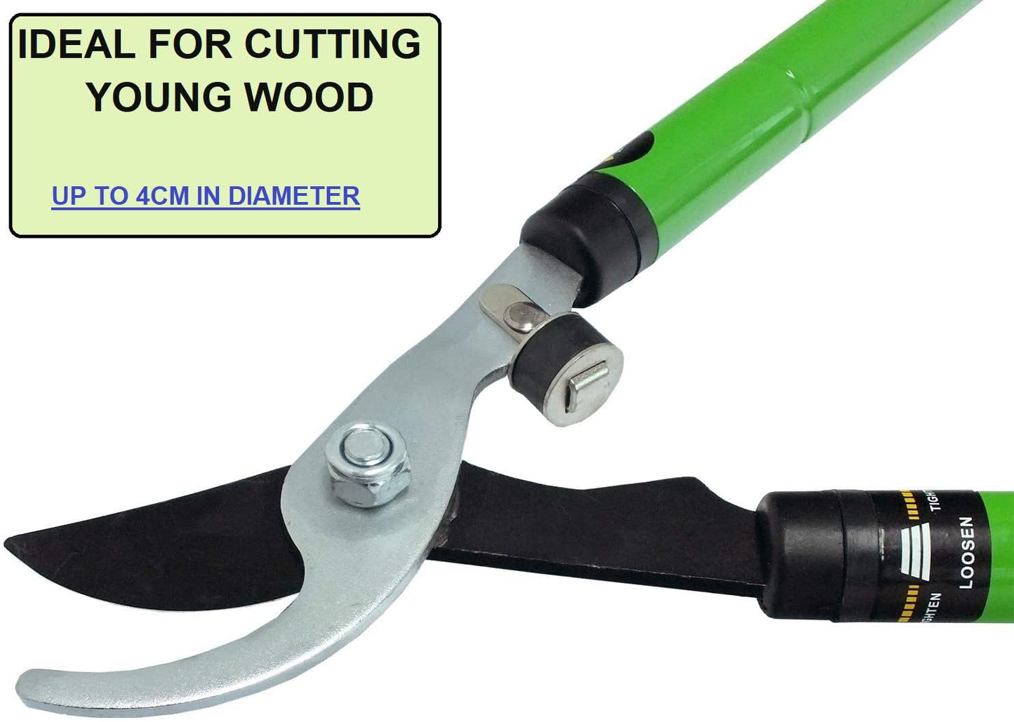 Unibos | Extendable Loppers | Telescopic Long Extendable Handle Secateurs | Heavy Duty Branch Cutters | for Gardening (Bypass)