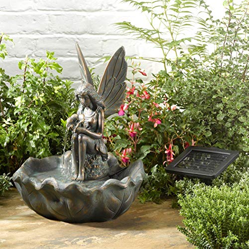 Smart Garden Solar Fairy Leaf Garden Water Feature Fountain