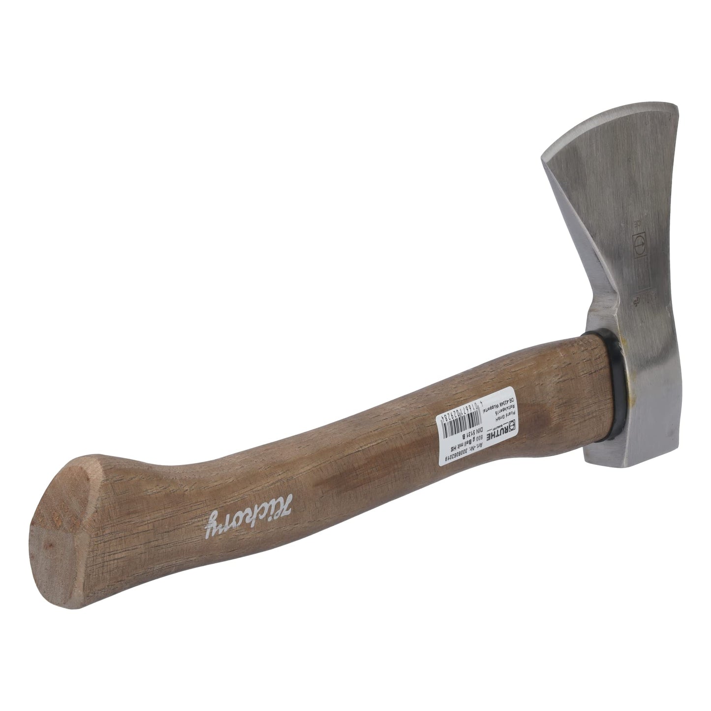 Ruthe VPA/GS Hatchet with Hickory Handle, Silver/Beige, 600 g