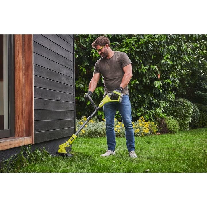 Ryobi OLT1832 ONE- Cordless Grass Trimmer, 25-30cm Path (Zero Tool), 18 V, Hyper Green (Battery, Charger and Blade Not Included)