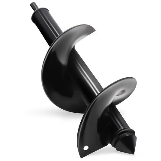 Auger Drill Bit for Planting,10x30cm Post Hole Digger,Widened Garden Auger Spiral Drill Bit,Hole Digger for Bulb Planters Planting, Fence Post Repair,Bulbs Seedlings,Bulb Planting Auger,Black