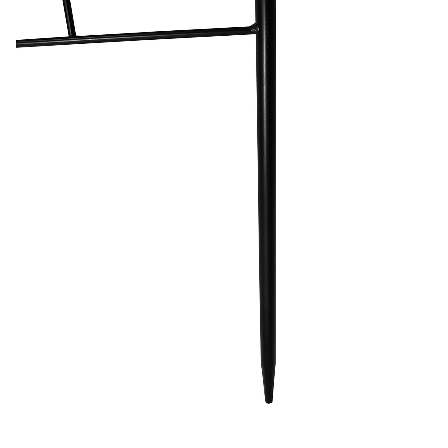 OUTOUR Larger Garden Trellis Plant Support Wire Lattice Grid Panel Stake Fence, 72"x20", for Climbing Plants, Potted Vines Vegetables Vining Flowers Ivy Roses Clematis, Lawn Backyard Patio, Black