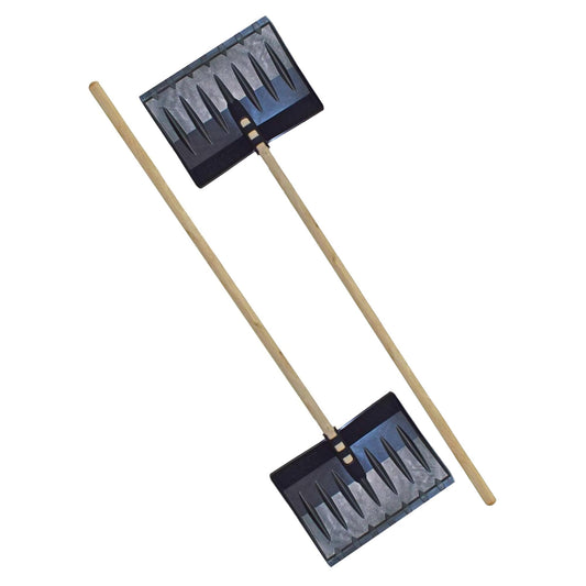 Long Wooden Handle Strong Snow Shovel Spade For Driveways Snow & Debris (1)
