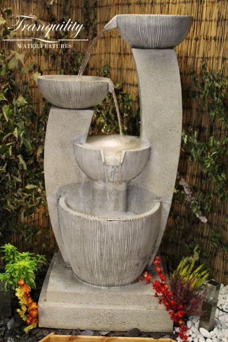 Tranquility Small Venetian Mains Powered Water Feature With Delux Care Kit,Waterfall, Water Fountain, Garden Decoration, Garden Feature