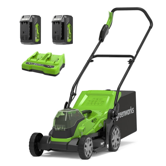 Greenworks G24X2LM36K4X Cordless Lawnmower – 36cm, 40L Bag